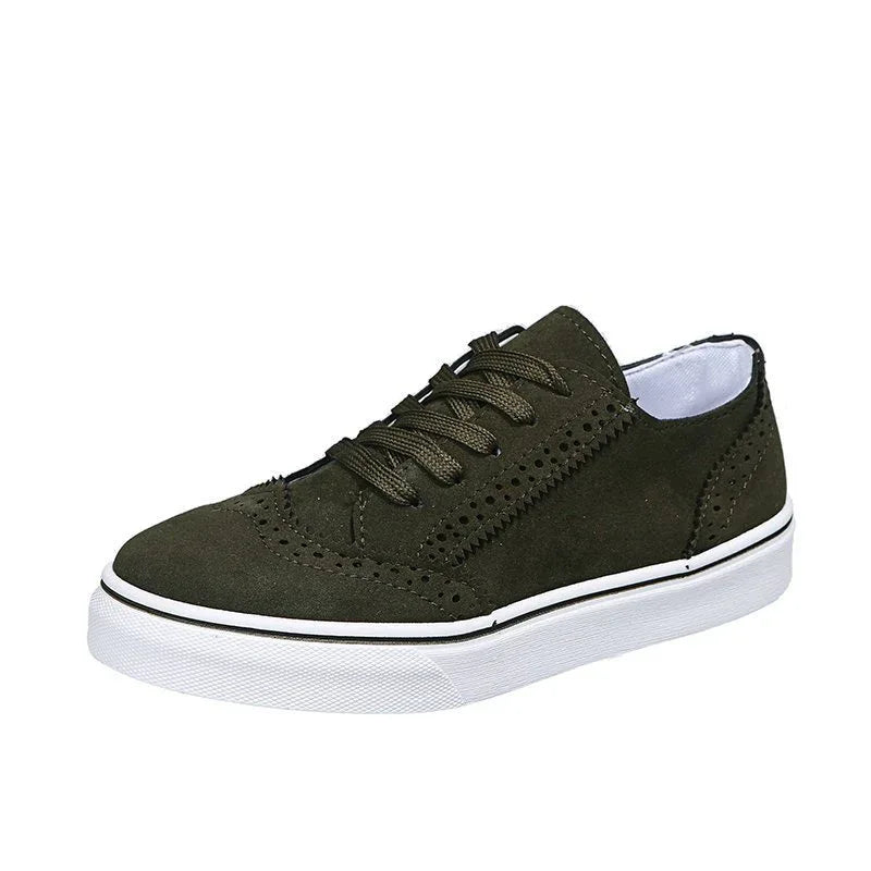 Round Toe Women's Lace-Up Shallow Flat Shoes