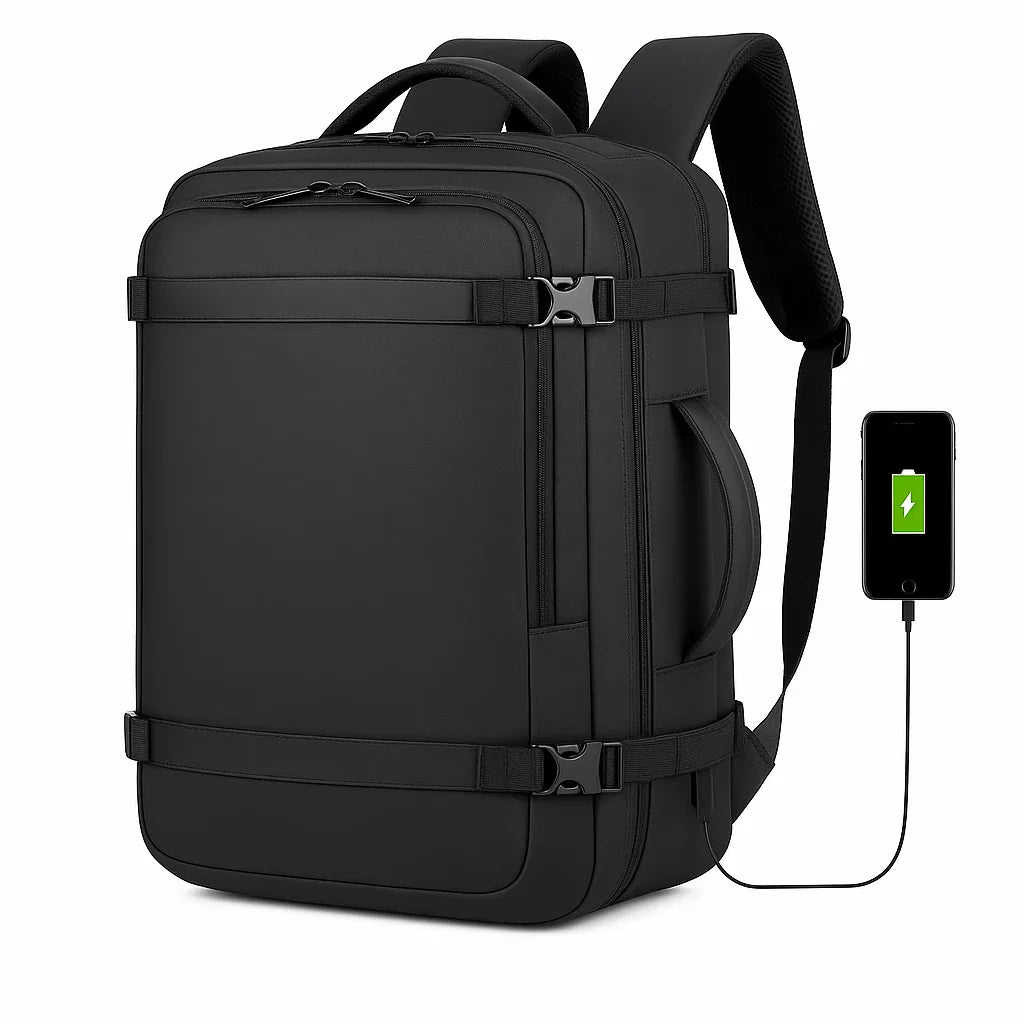 Sac à dos étanche de 40 L avec port USB pour le chargement