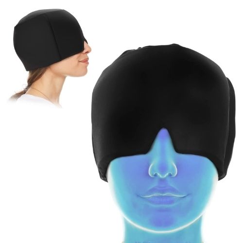 Bonnet anti-migraine par thérapie par le froid
