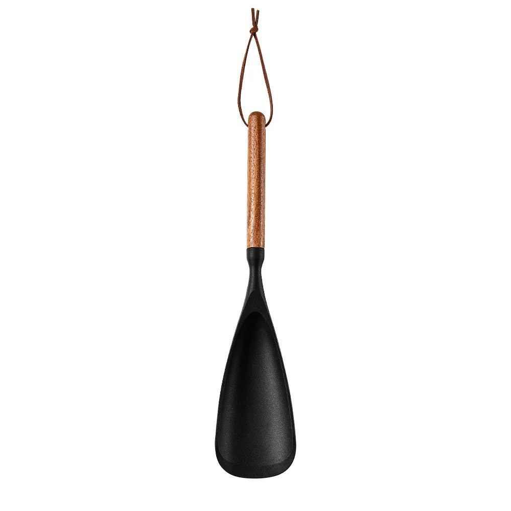 Wooden Handle Silicone Spatula Kitchenware Suit High Temperature Resistant Kitchen Utensil Tools