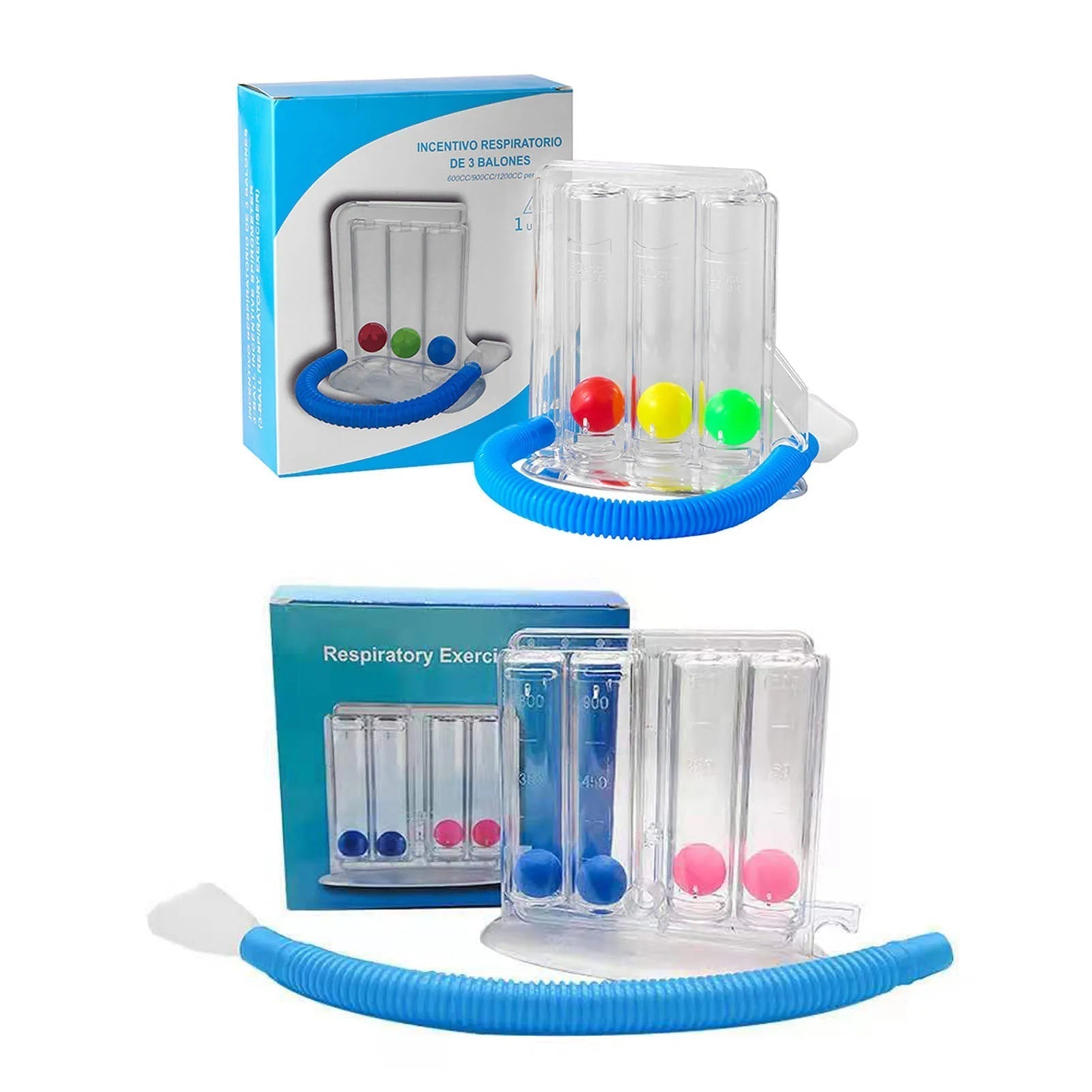 Exercice avec des balles de respiration