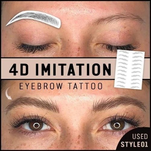 66 autocollants authentiques pour sourcils