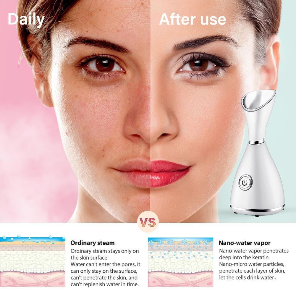 Appareil à vapeur facial portable pour la peau