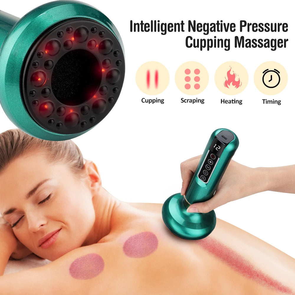 masseur à ventouses infrarouges intelligent