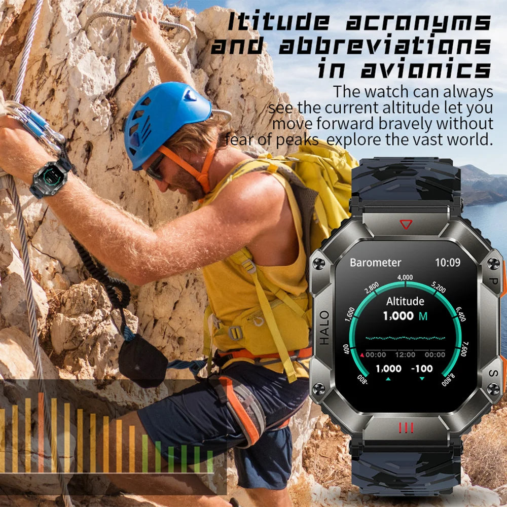 Montre connectée militaire robuste