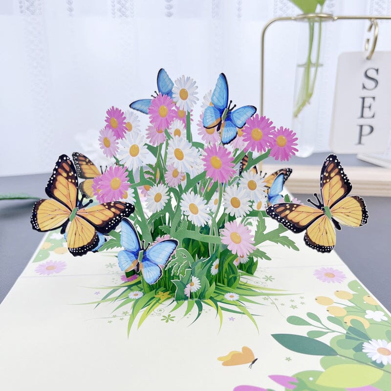 3D Blomsterkort
