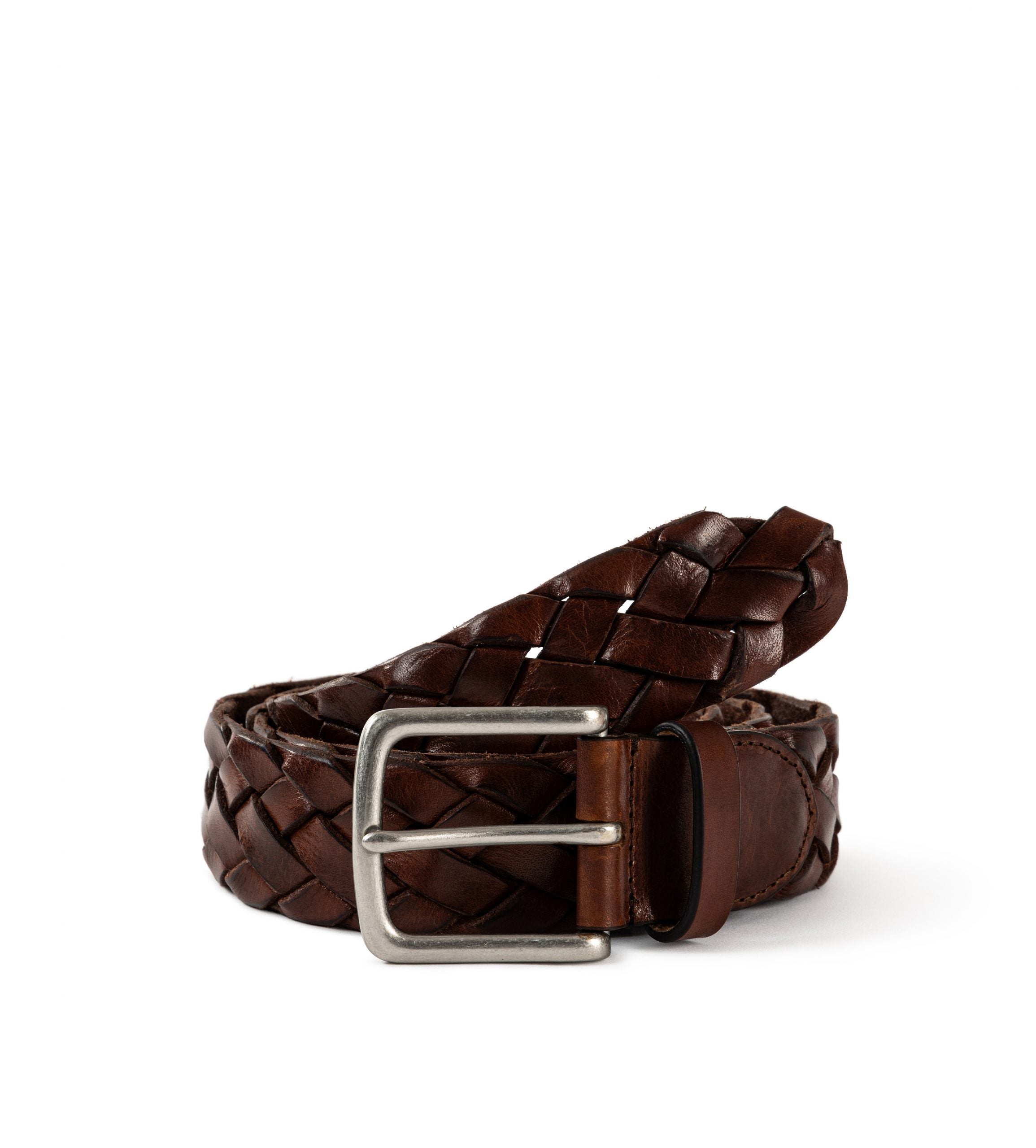 Courroie tressée TÅNGABERG 40 mm marron moyen