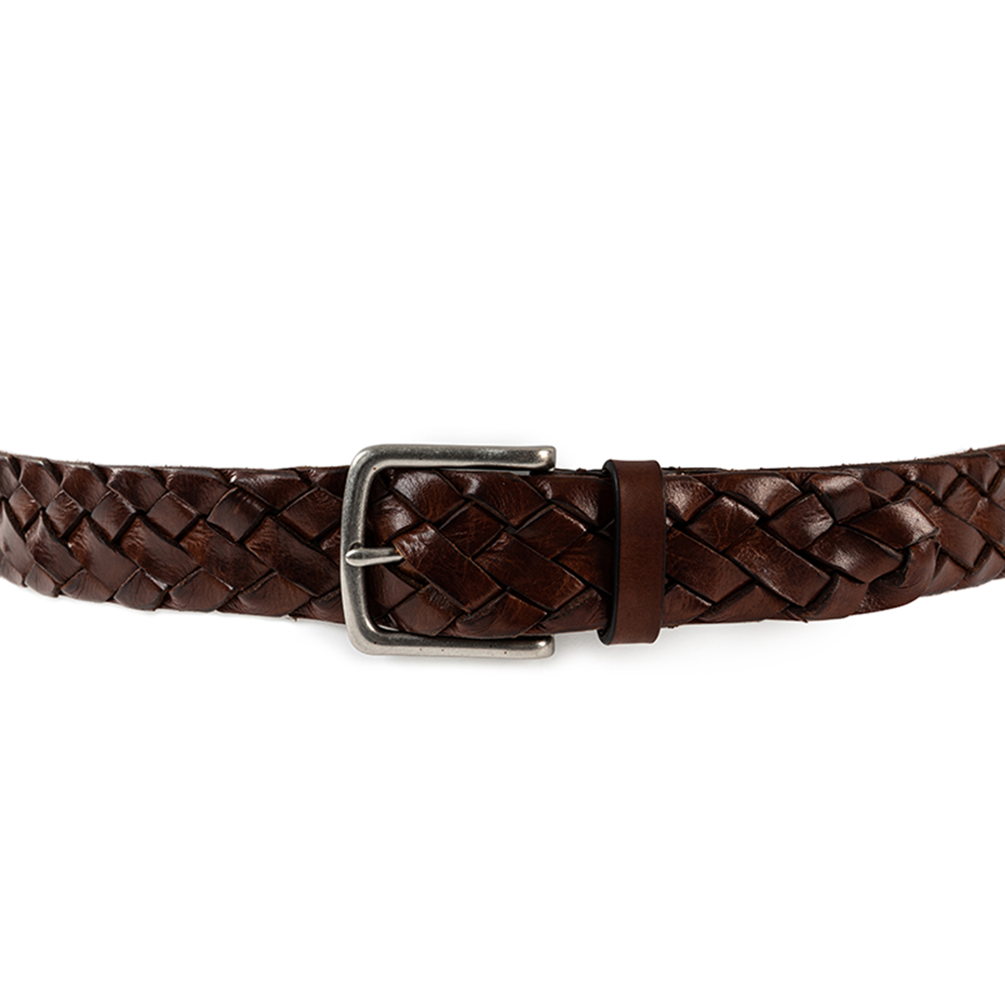 Courroie tressée TÅNGABERG 40 mm marron moyen