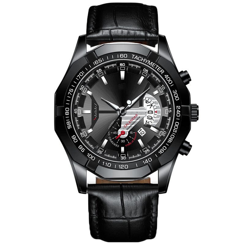 47 mm Armbandsur - Kvartsur med multifunktion för män