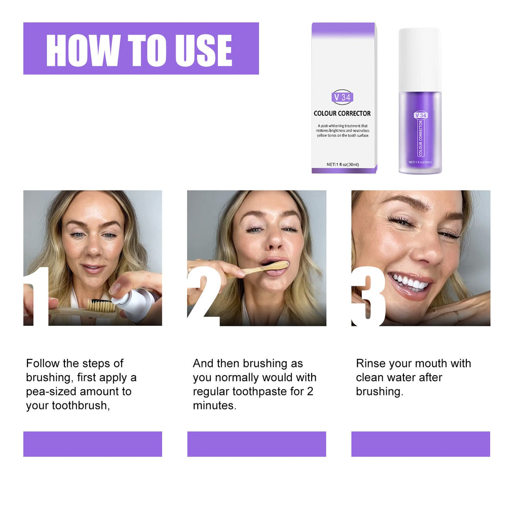 Dentifrice blanchissant 2x