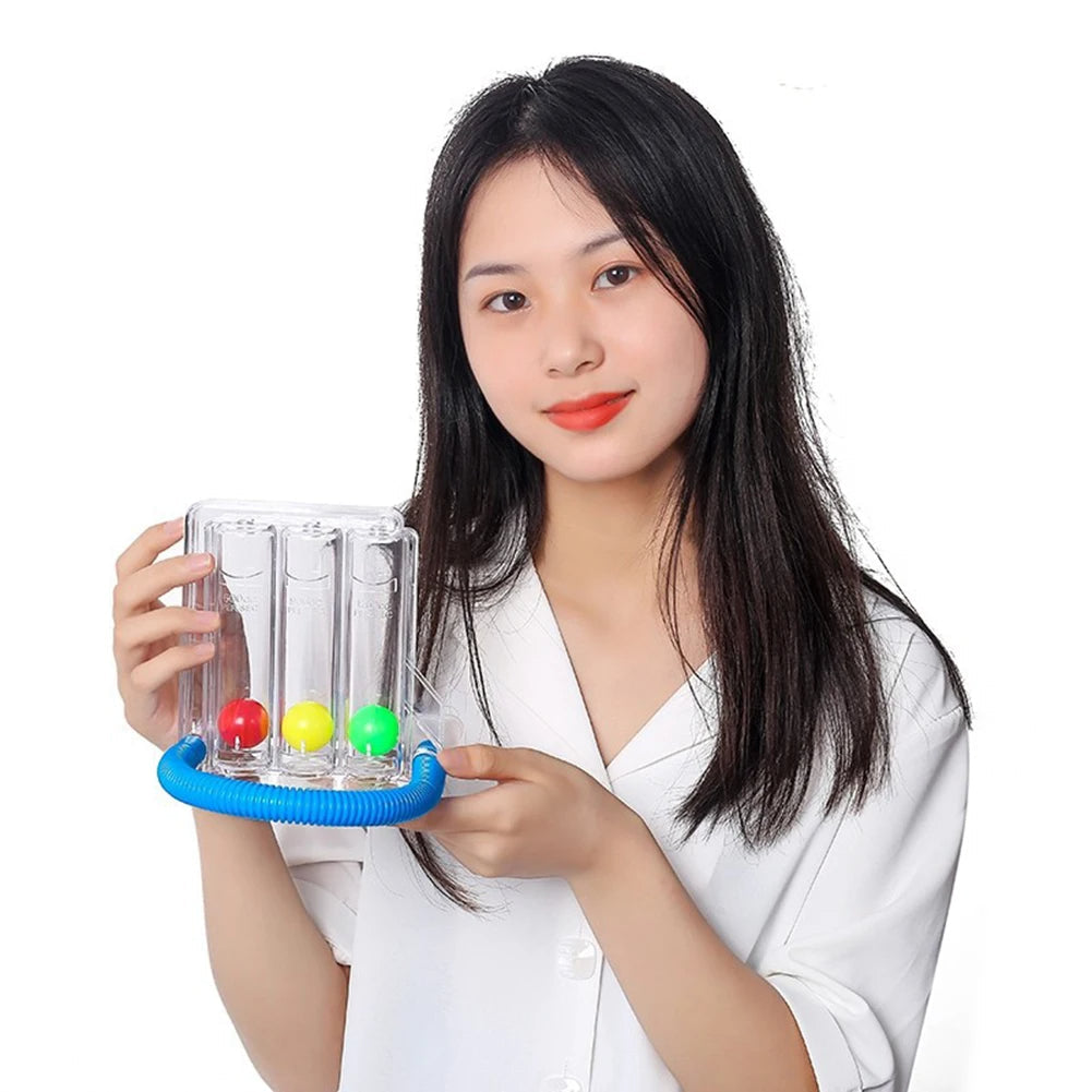 Exercice avec des balles de respiration