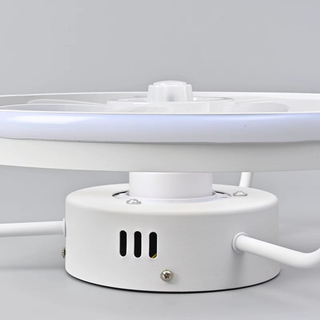 55W Takfläkt med LED-Belysning – Modern Design för Hem och Sovrum