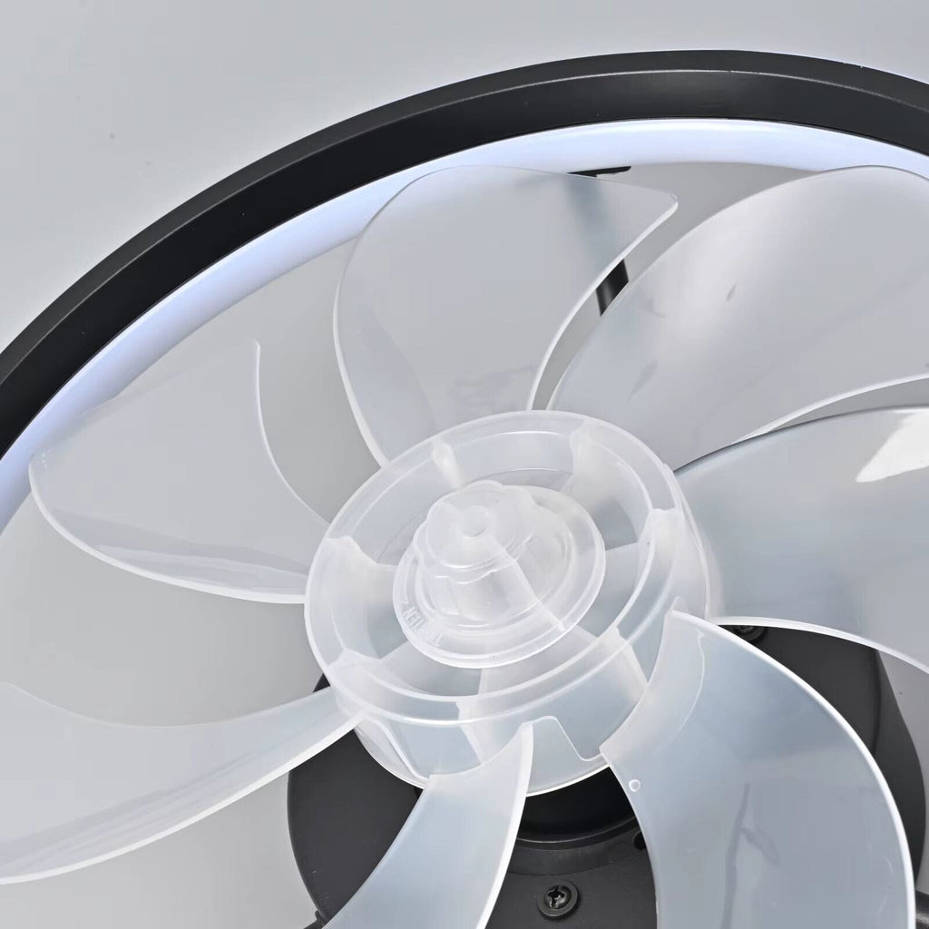 55W Takfläkt med LED-Belysning – Modern Design för Hem och Sovrum