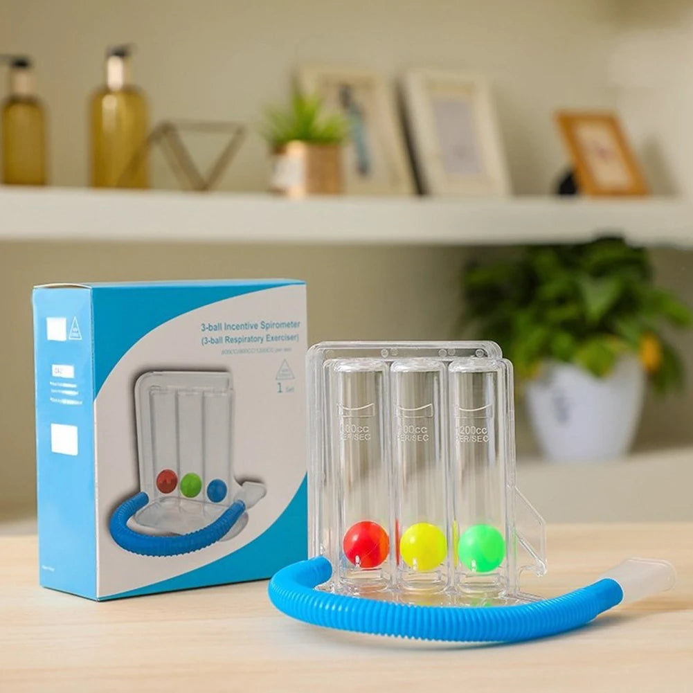 Exercice avec des balles de respiration