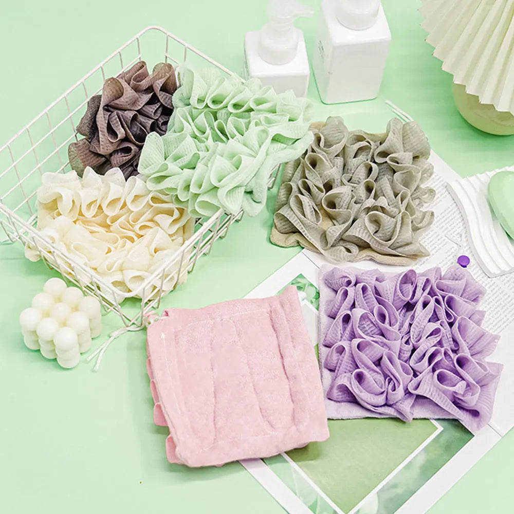 Boule de bain 2 en 1 en luffa