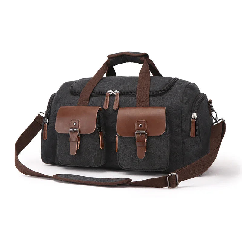 Retro Canvas Travel Unisex Shoulder Bag