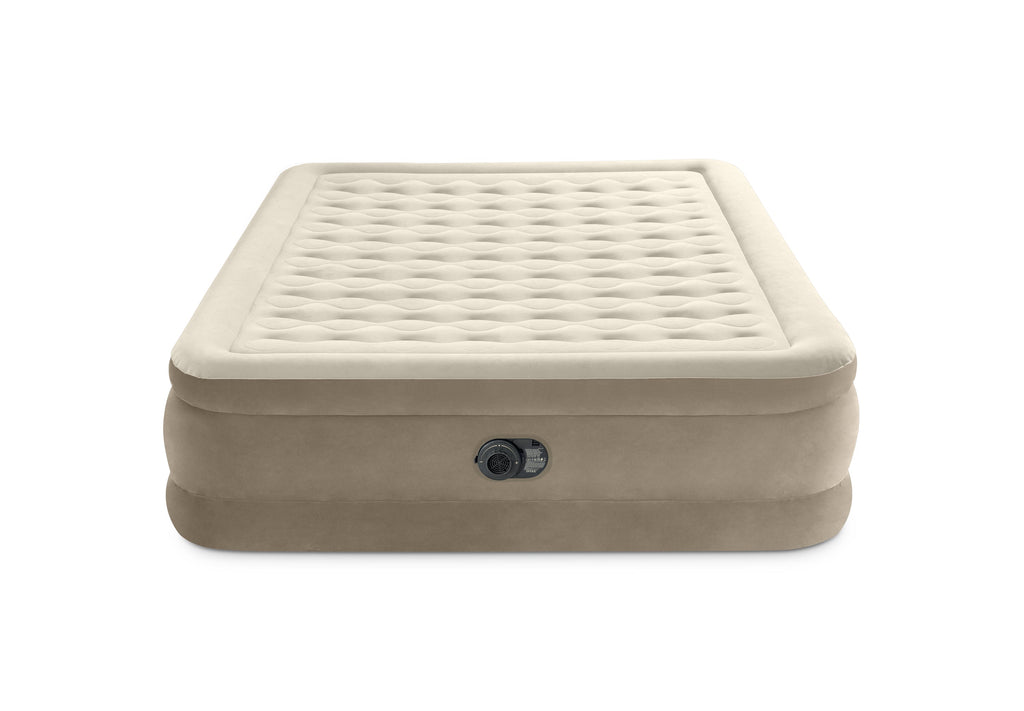 INTEX Ultra Plush Luftmadrass - Brun Double