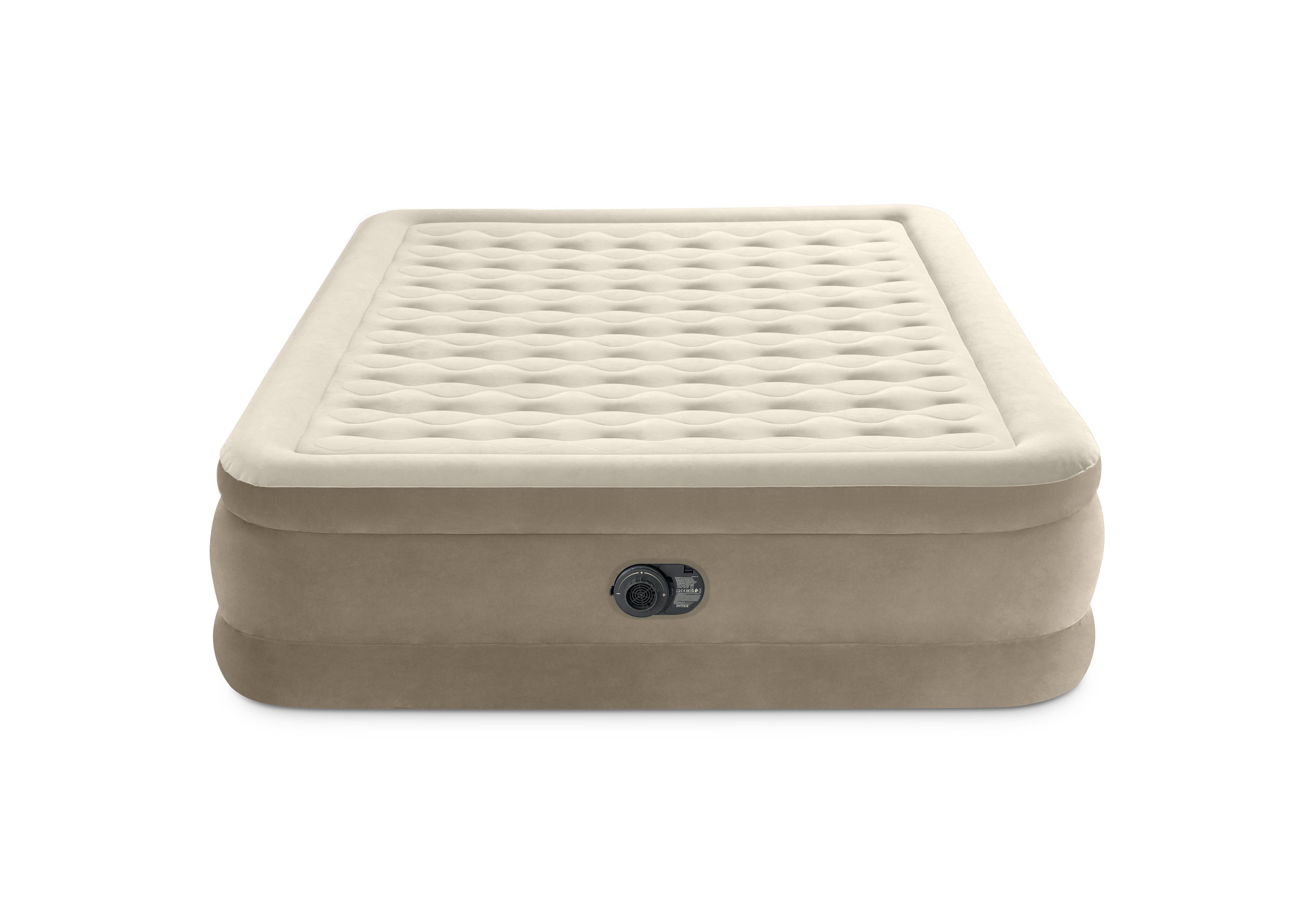 INTEX Ultra Plush Luftmadrass - Brun Double