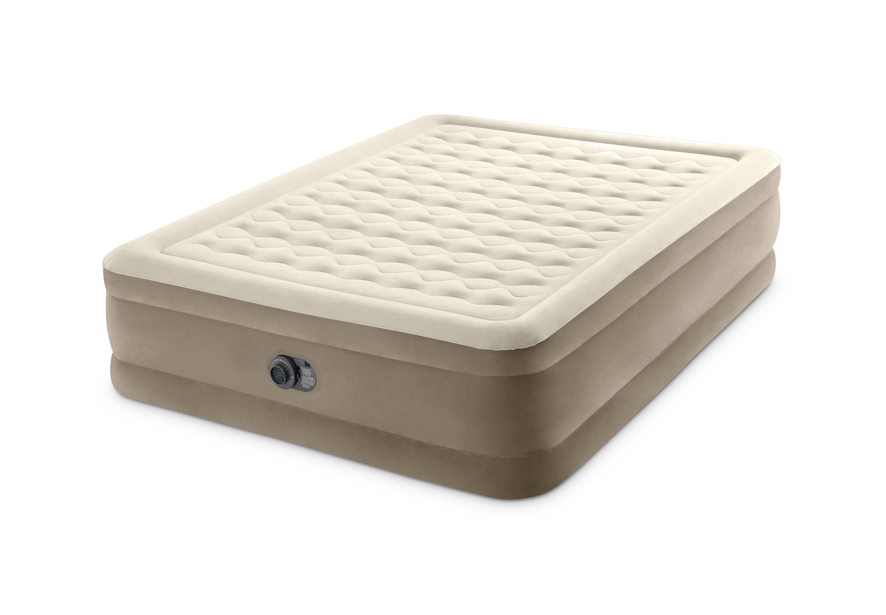 INTEX Ultra Plush Luftmadrass - Brun Double