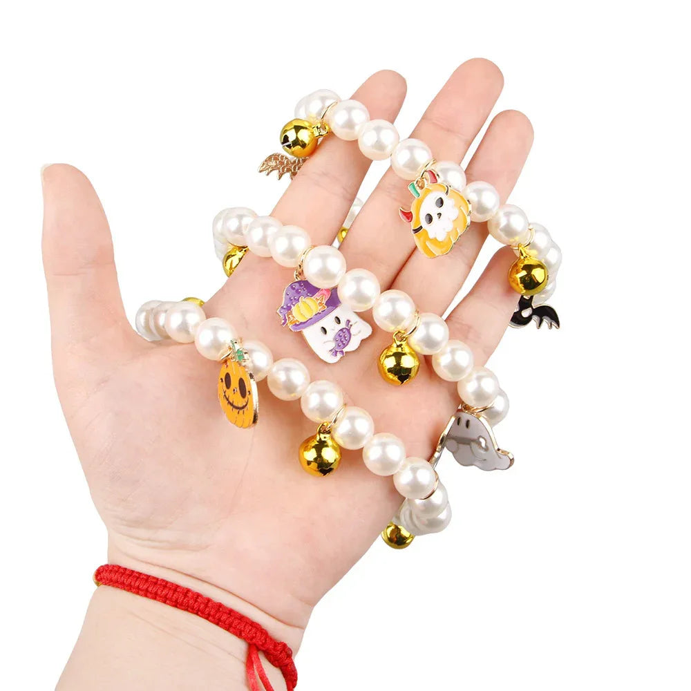3pcs Pearl Necklace For Dogs And Cats Fashion For Pets