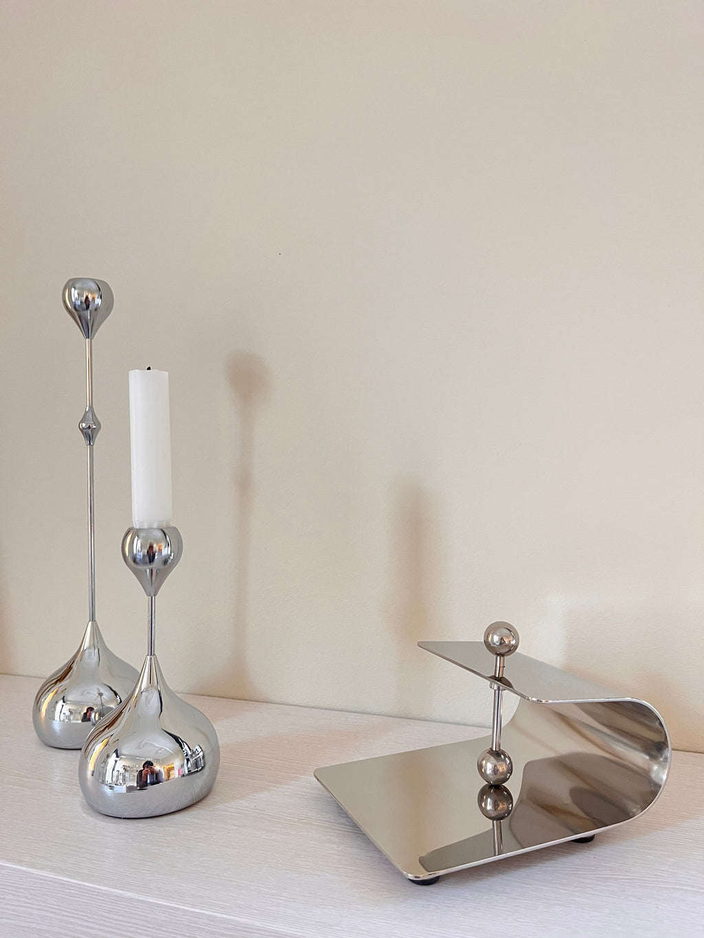 Violla Ljusstake Silver