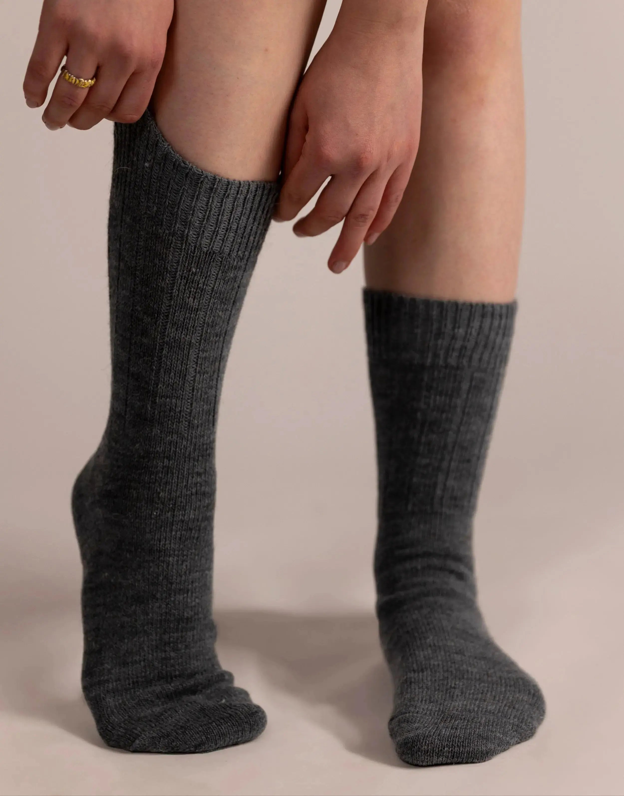 Chaussettes en alpaga AMO &amp; Oak | Fines | Unisexe