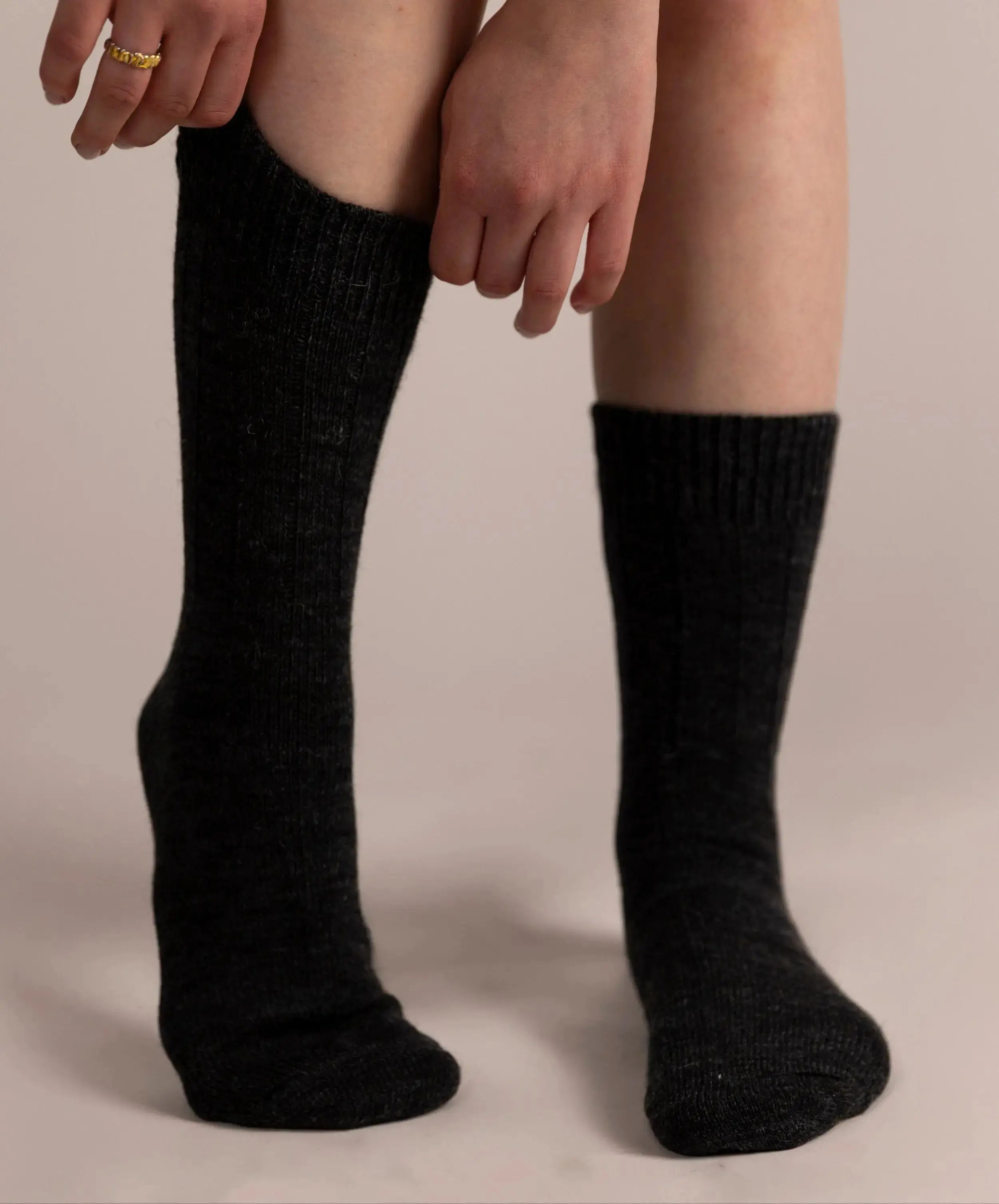 Chaussettes en alpaga AMO &amp; Oak | Fines | Unisexe