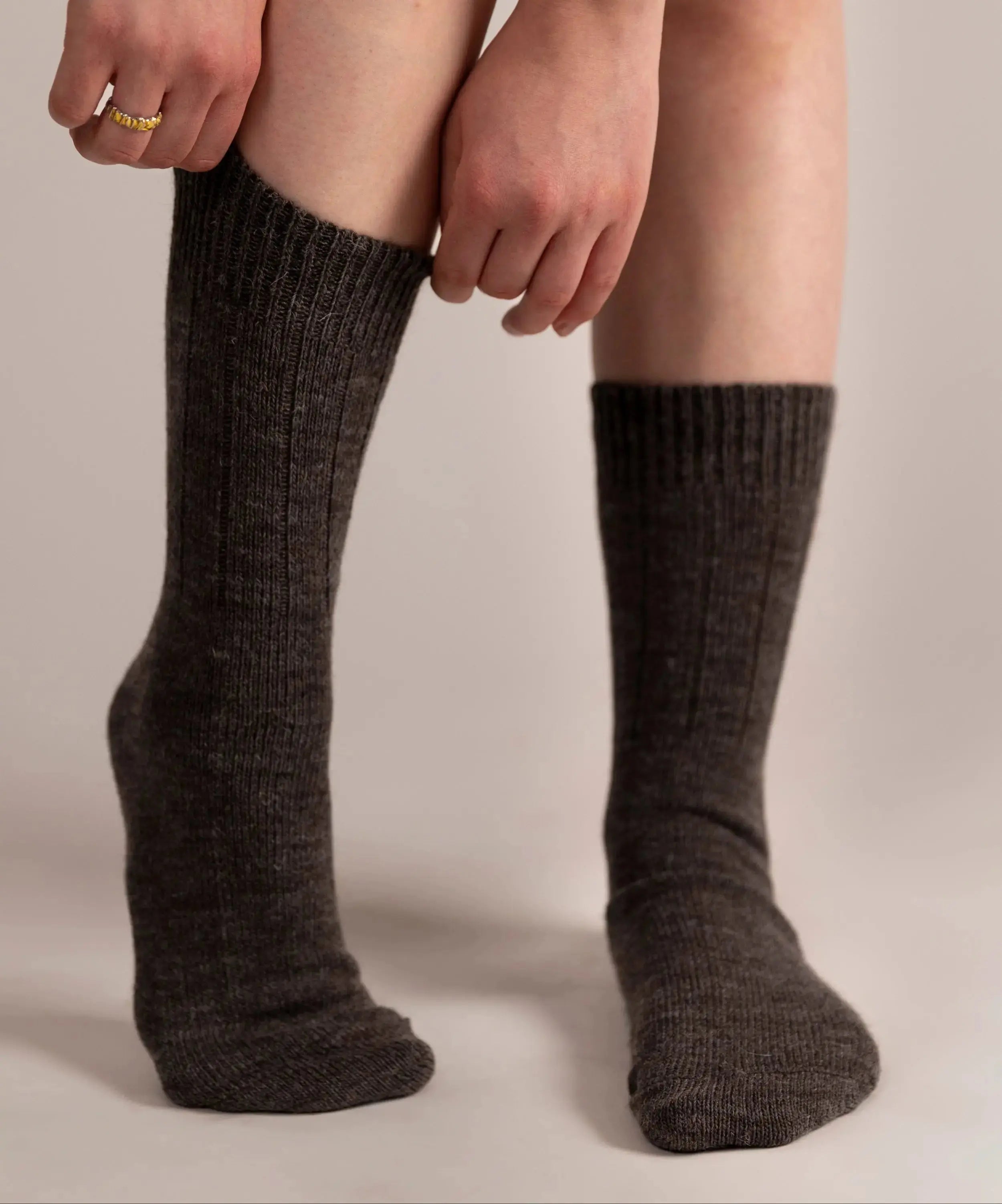 Chaussettes en alpaga AMO &amp; Oak | Fines | Unisexe