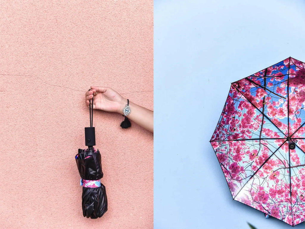 Cherry Umbrella – Windproof & UPF50+ Protection