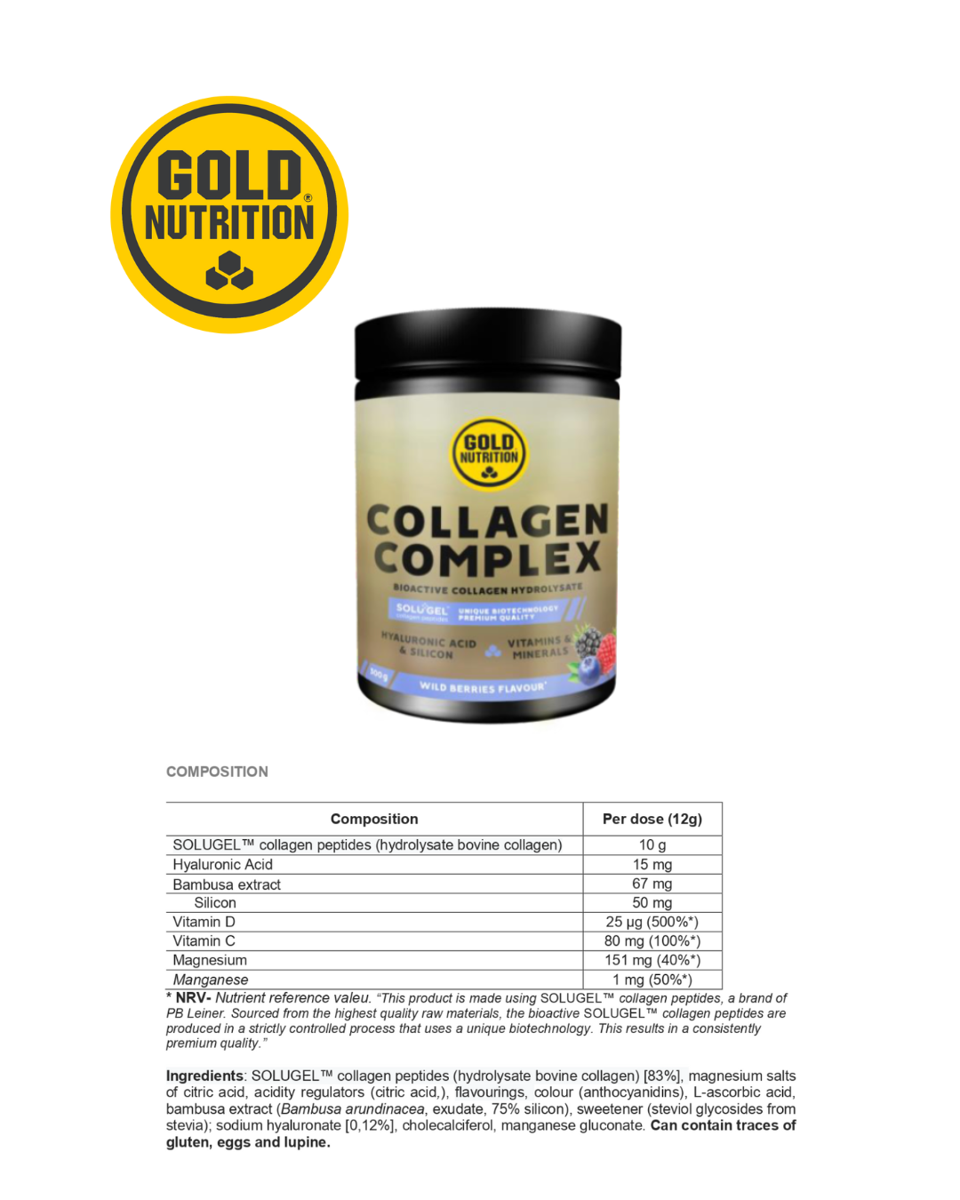 Collagen Complex – för leder, hud och bindväv