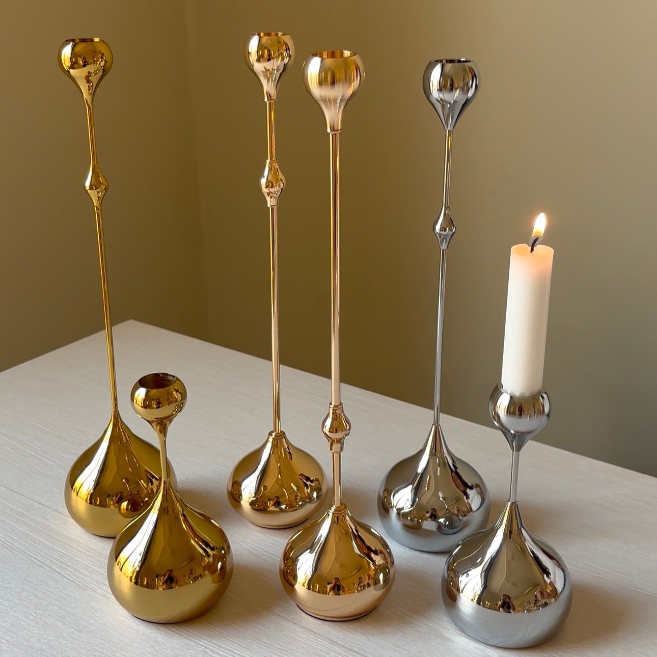 Violla Ljusstake Silver