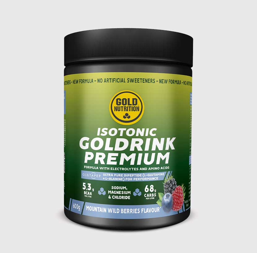 GOLD DRINK PREMIUM 600G - Utmärkt vätskeersättning för långvarig träning