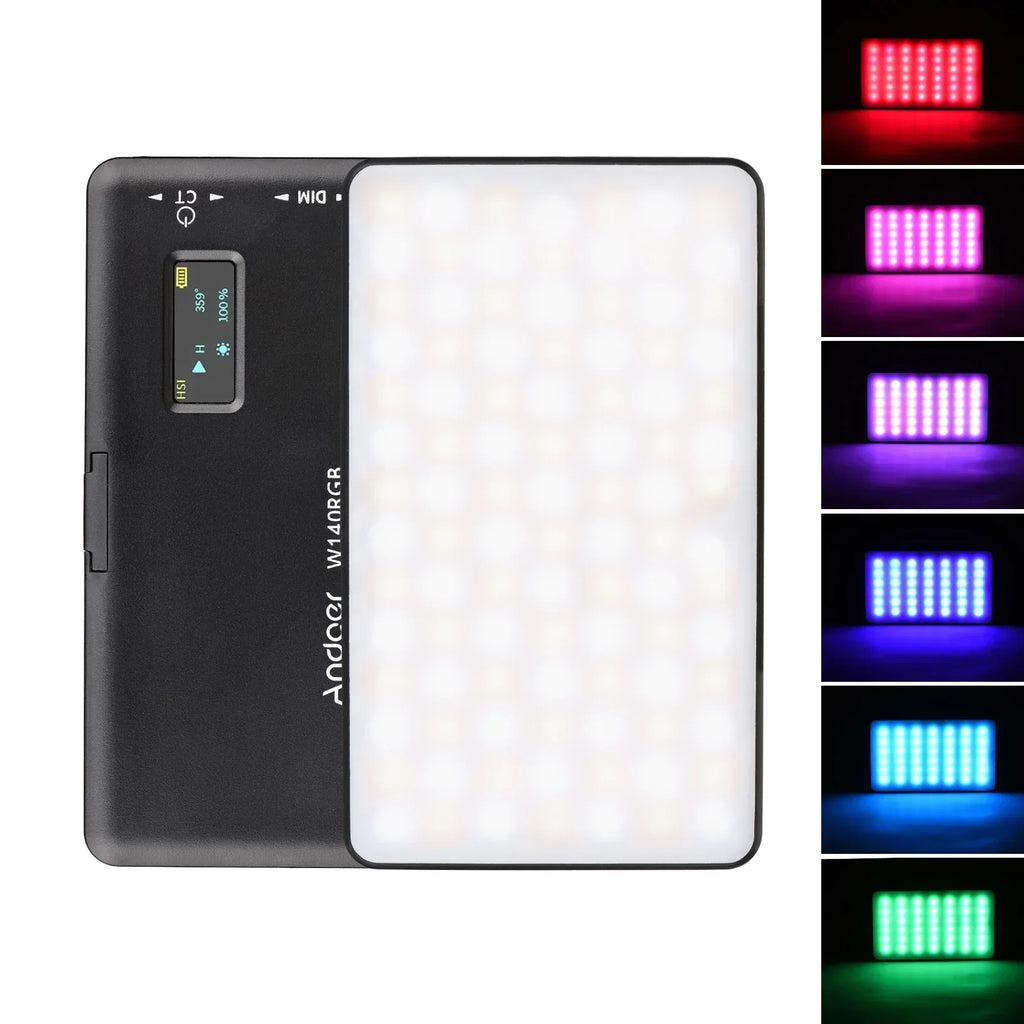 Éclairage vidéo LED 2500-9000K pour vlogs et diffusions en direct 