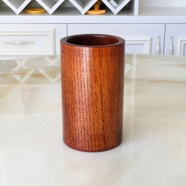 Ensemble d'ustensiles en bois de teck fait à la main