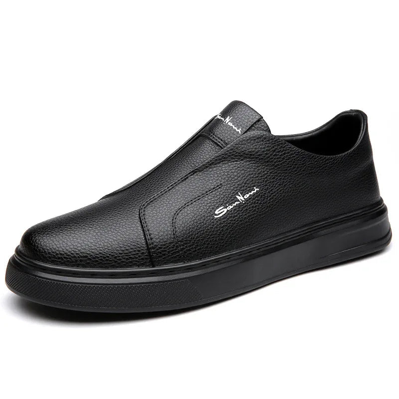 Casual And Comfortable Breathable Non-Slip Trendy Soft Bottom Rubber Round Toe Flat Heel Slip-On Shoes