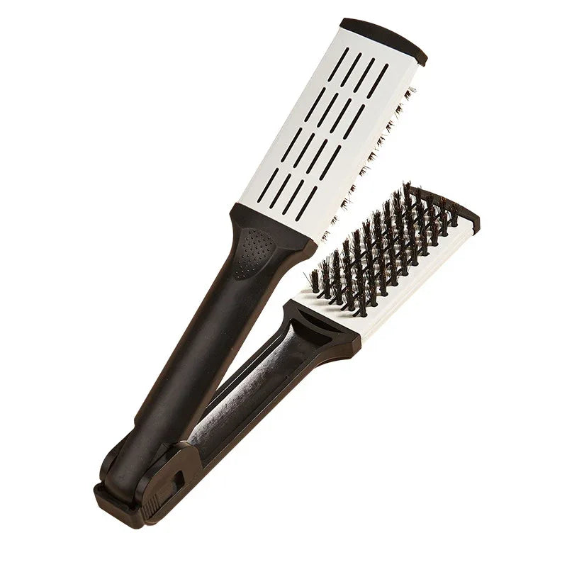 V Clip Straight Roll Hair Straightener