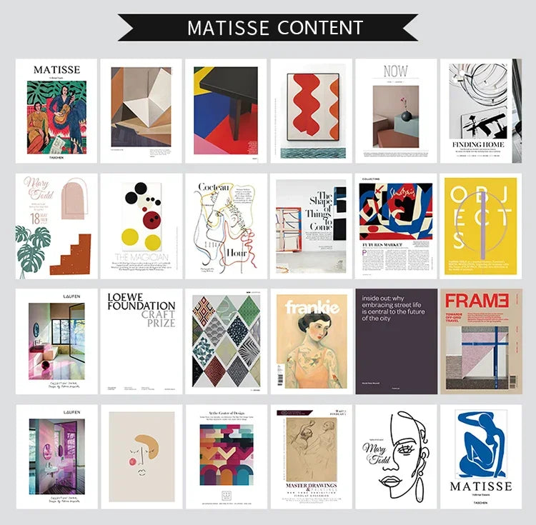 Cartes de décoration, magazines imprimés