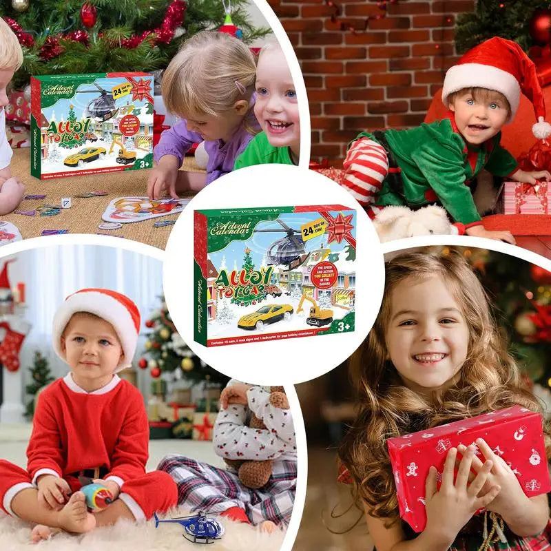 Calendrier de l'Avent Voitures 2025 – 24 voitures pour enfants