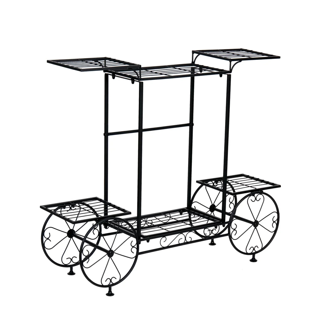 Chariot pour support à plantes de jardin