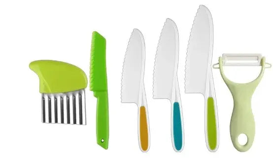 Kids Cooking Cutter Set - Safe Kitchen Tools