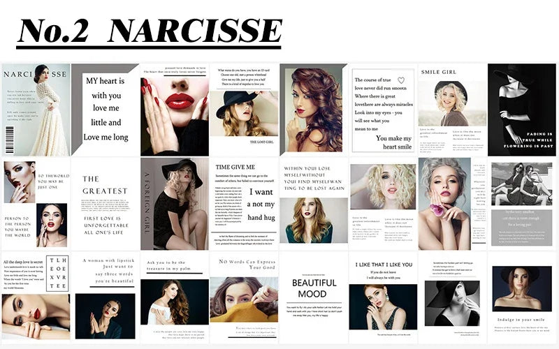 Cartes de décoration, magazines imprimés