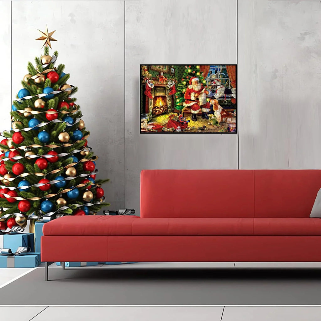 Calendrier de l'Avent Puzzle – Puzzle de 1000 pièces pour toute la famille et les adultes