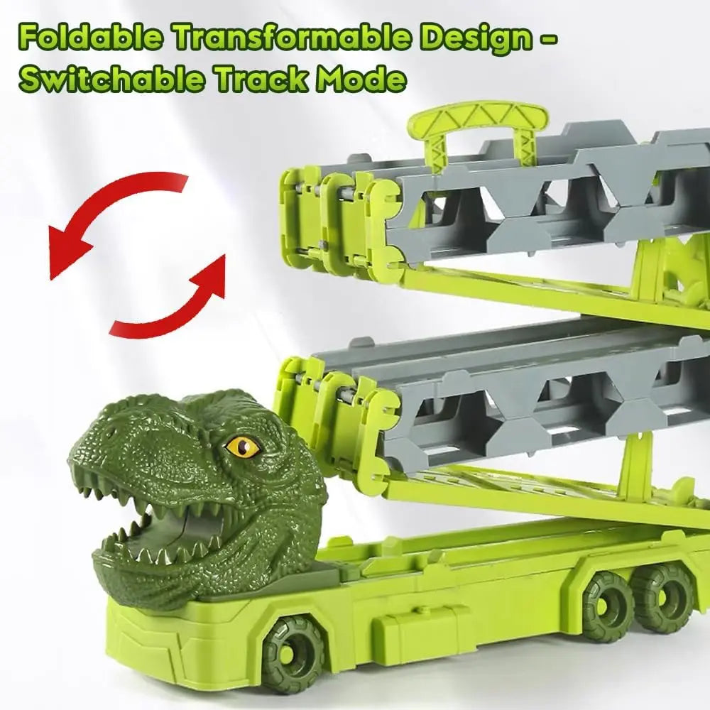 Dinosaur Truck with 6 Cars