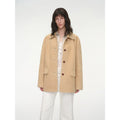 "Rembrandt Night" New Zealand imported lambskin perforated woven leather jacket spring