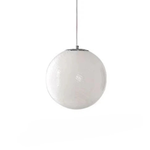 Lampe suspendue tourbillonnante en verre soufflé à la main – Design d'inspiration vintage