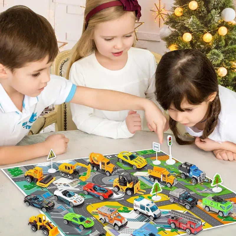 Calendrier de l'Avent Voitures 2025 – 24 voitures pour enfants