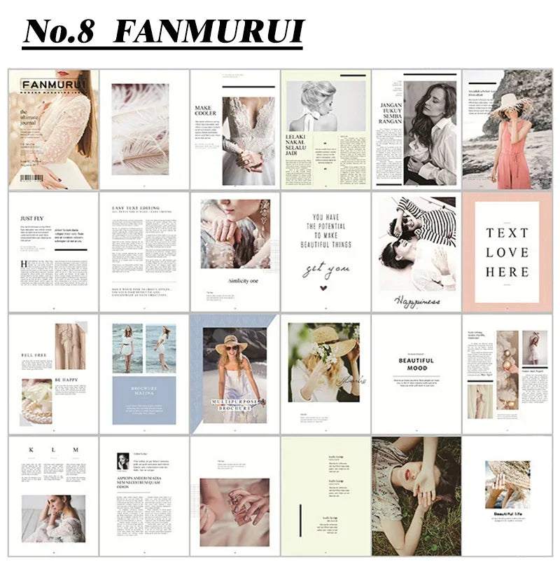 Cartes de décoration, magazines imprimés