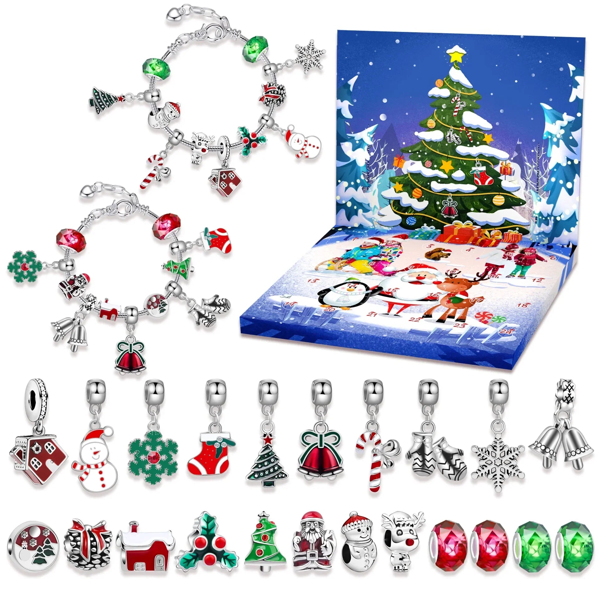 DIY Bracelet Advent Calendar 2025 – 24 Days of Jewelry Surprise Blind Boxes