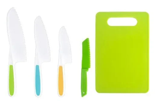 Kids Cooking Cutter Set - Safe Kitchen Tools