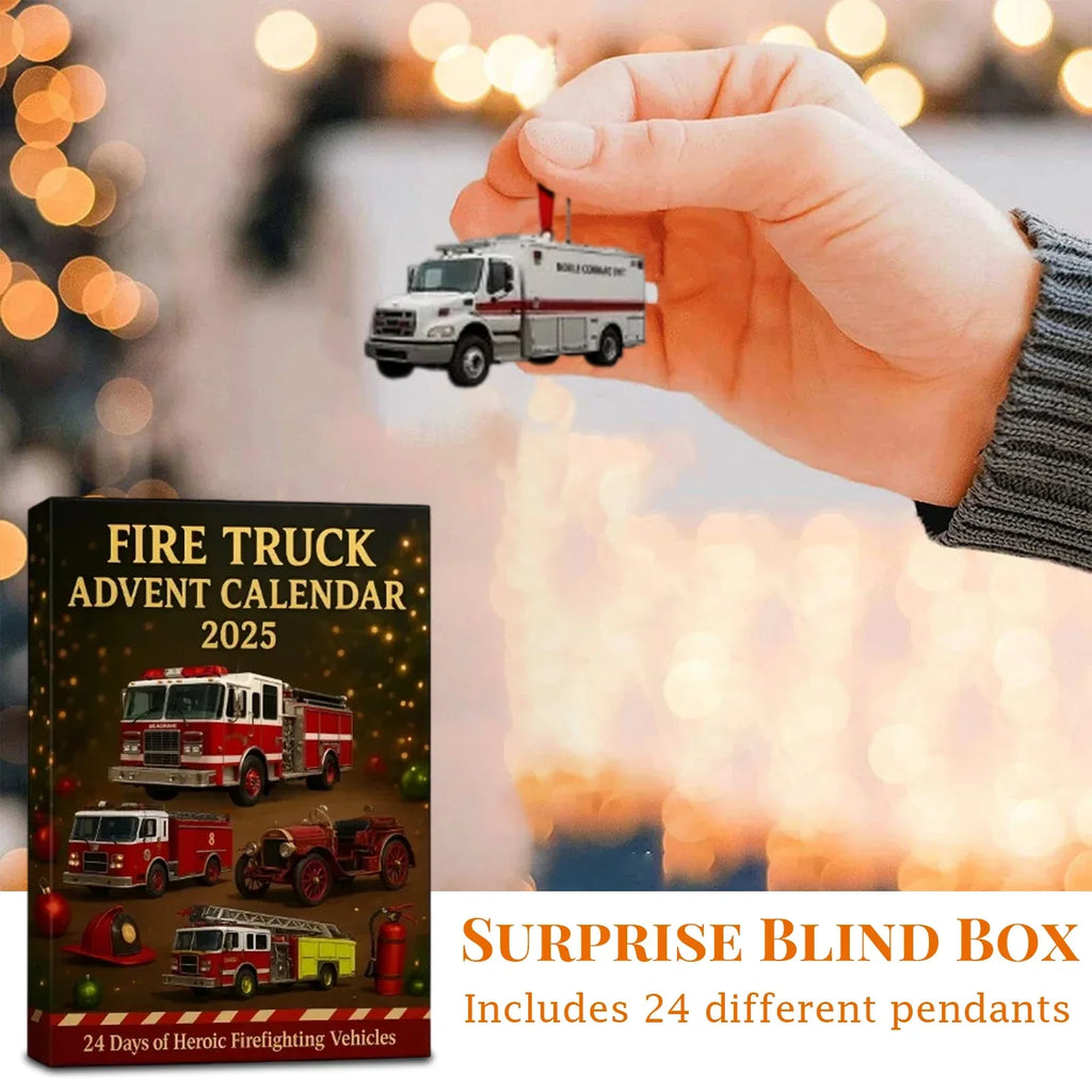 Fire Truck Advent Calendar 2025 – 24 Days of Fire Trucks and Surprise Toys
